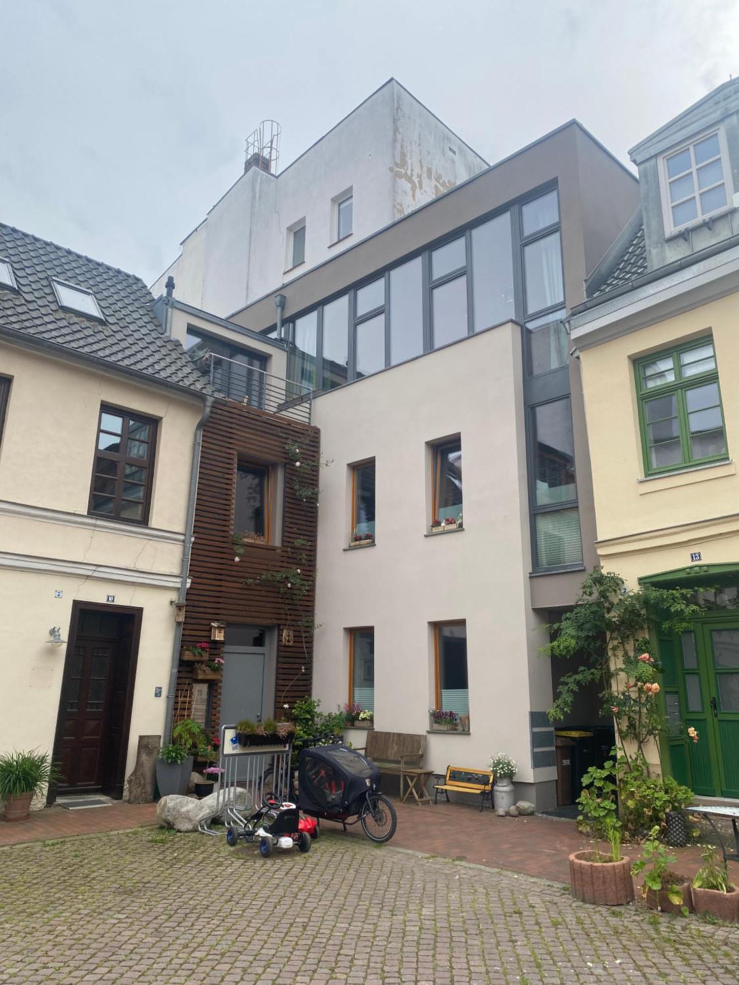 Ferienwohnung Hofquartier Rostock Exterior foto